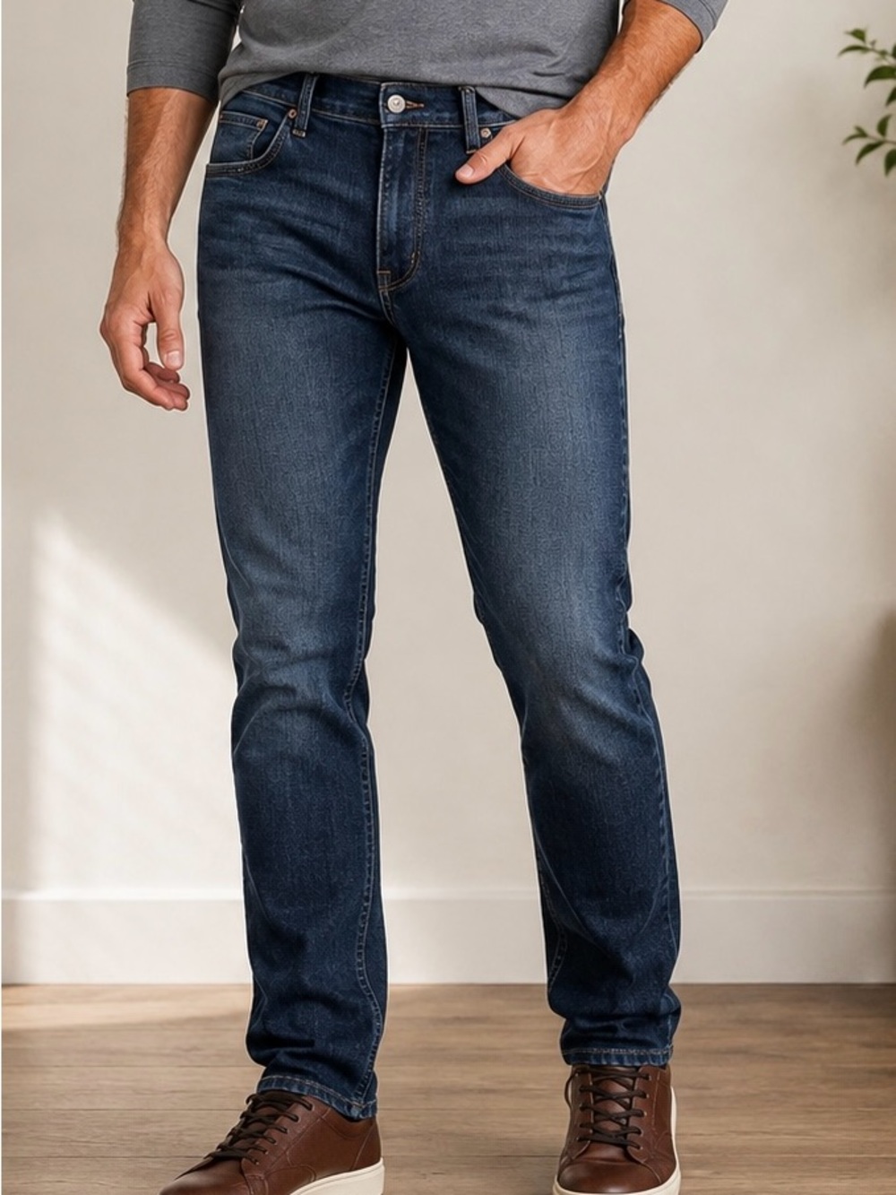 Marc Anthony Jeans Size 30/32 Med/Dark Wash Slim Stretch Jeans